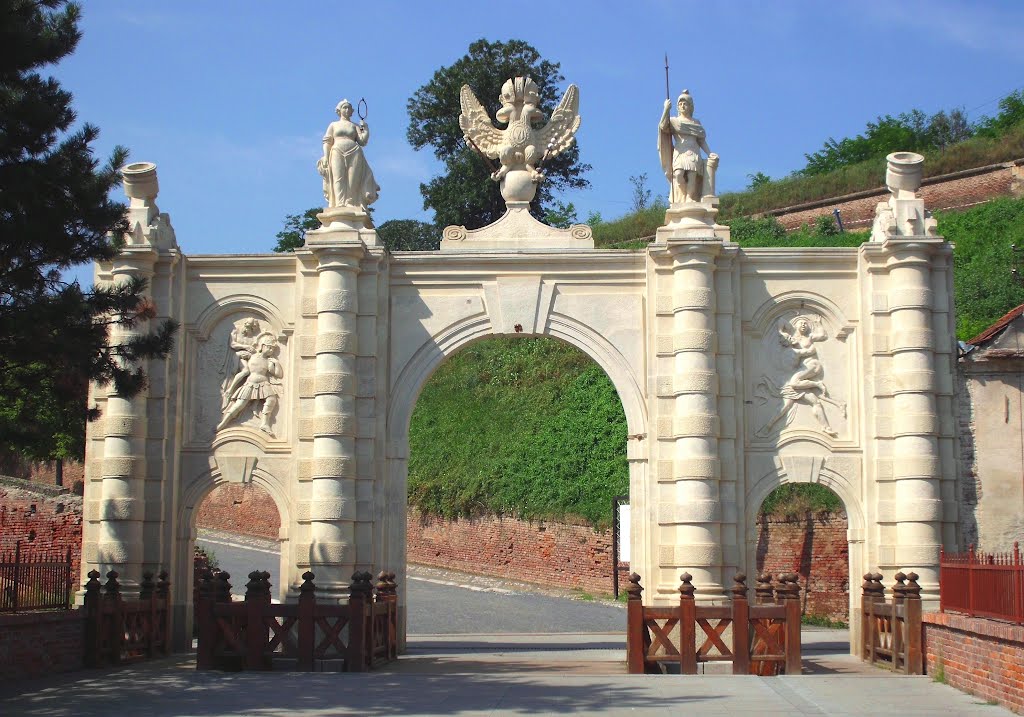 Main gate of Alba Carolina Citadel